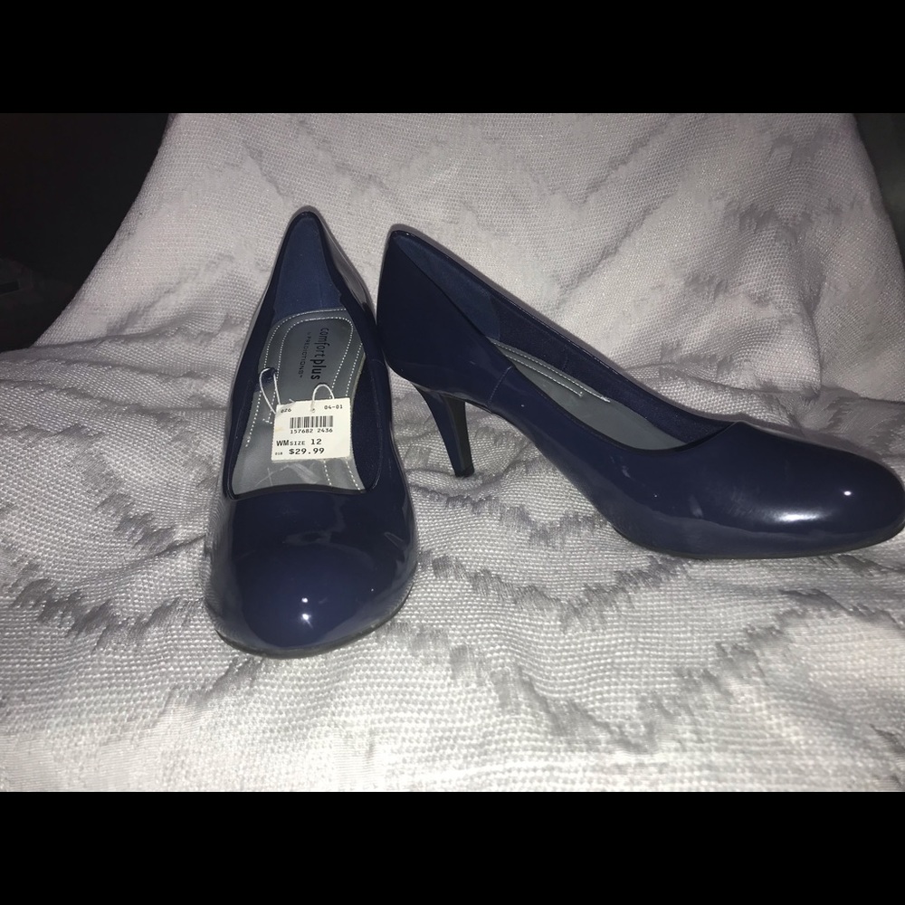 COPY - Blue Heals by Comfort Plus, Payless  Size 12